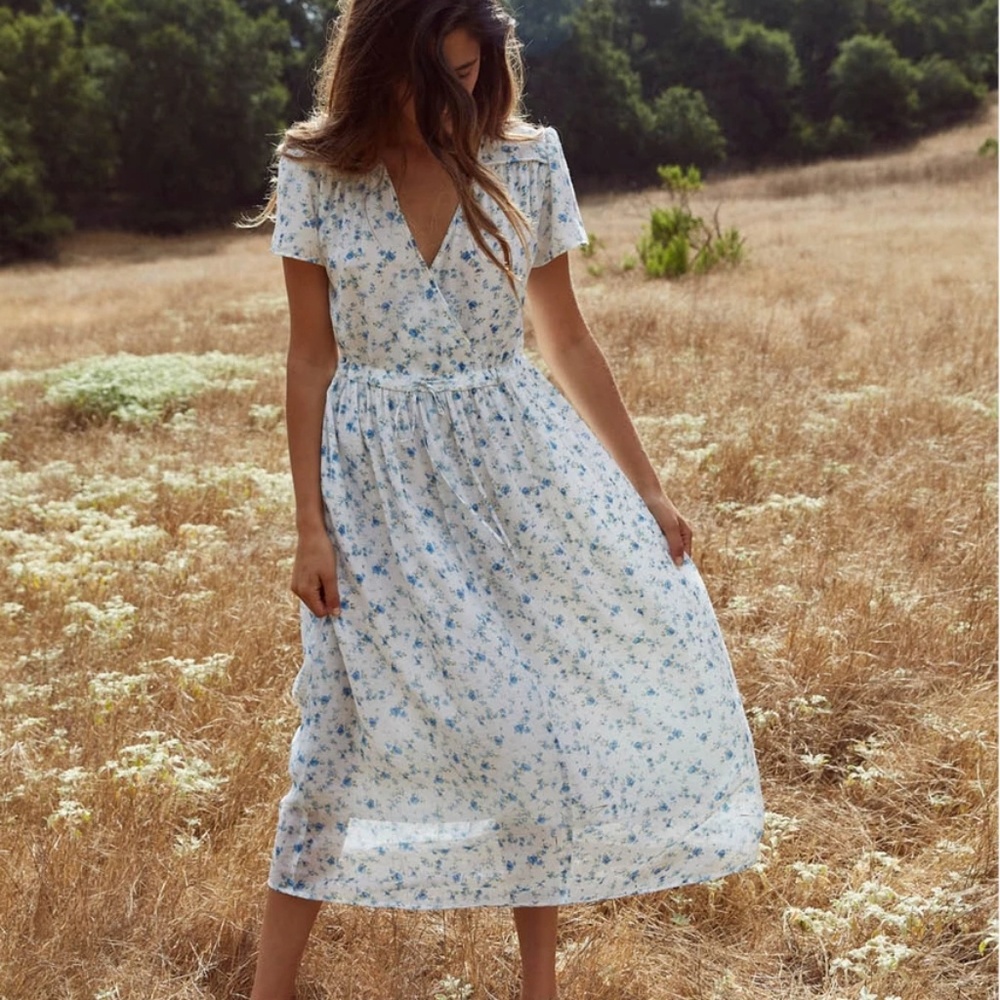 CHRISTY DAWN DAWN dress in blue floral